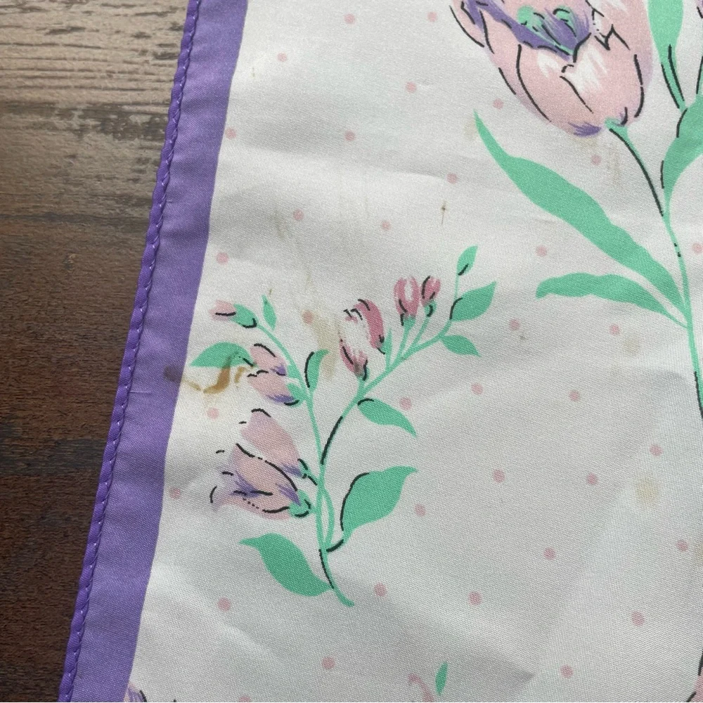 Vintage Floral Scarf
